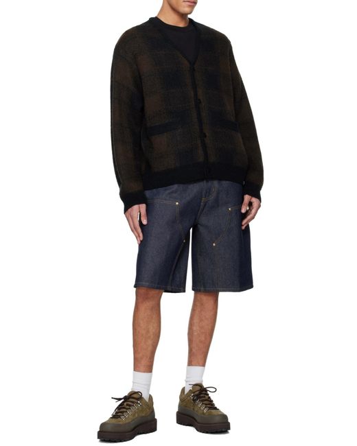 Carhartt Black Long-Sleeved Knitted Cardigan for men