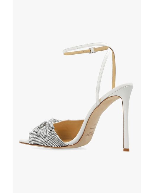 Jimmy Choo White High-Heeled Sandals