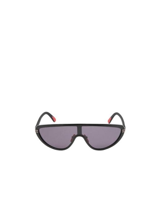 Moncler White Eyewear Shield Frame Sunglasses for men