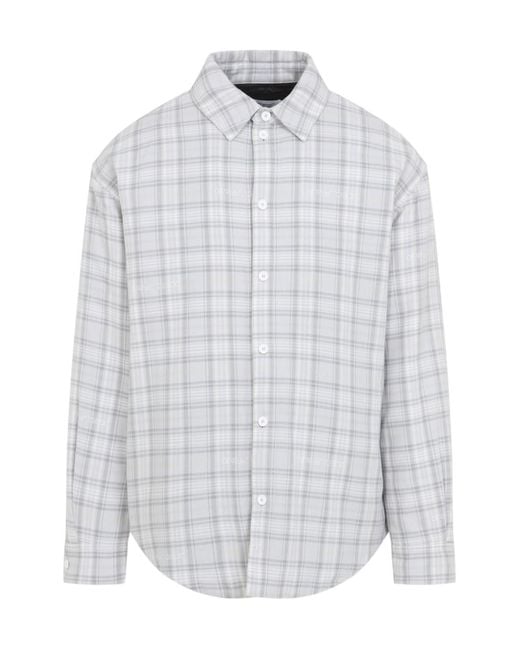Off-White c/o Virgil Abloh White Plaid Shirt for men