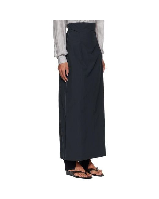 Paloma Wool Blue High-Waisted Midi Skirt