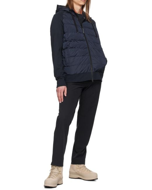 Canada Goose Blue Hybridge Huron Zipper Down Jacket for men
