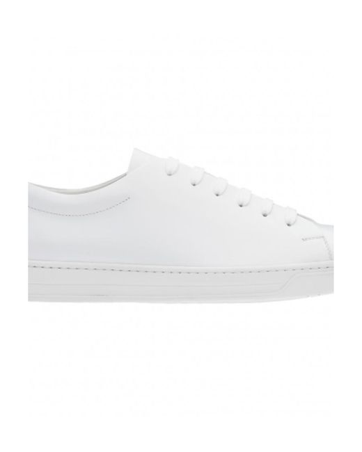 Prada White Low-Cut Casual Sneakers for men