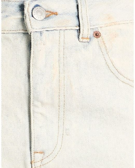 MM6 by Maison Margiela Natural Denim Flared Skirt