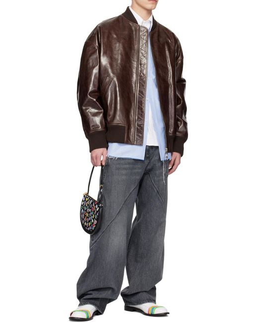 J.W. Anderson Gray Jw Anderson Twisted Workwear Denim Jeans for men