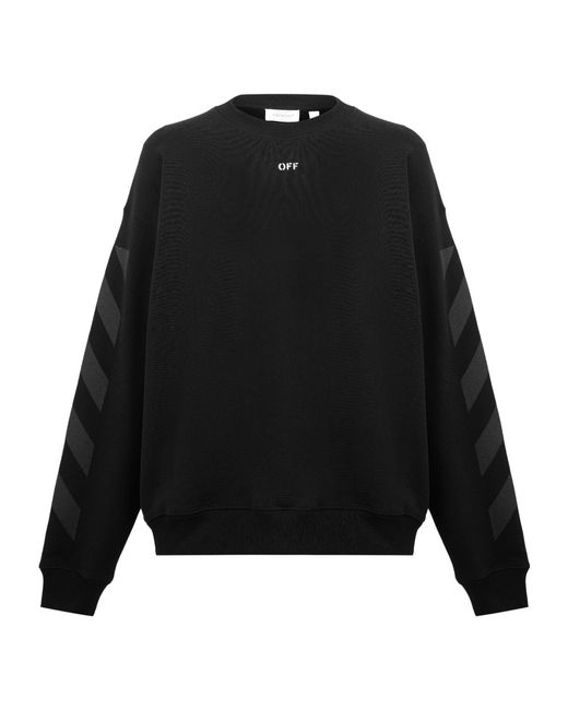 Off-White c/o Virgil Abloh Black Loose Sweatshirt for men