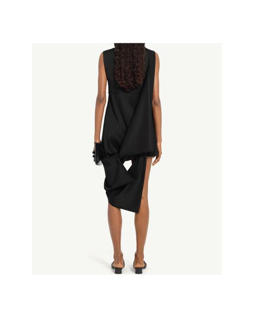 MM6 by Maison Margiela Black Sleeveless Maxi Dress