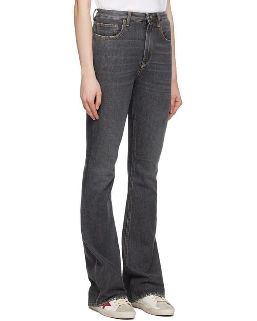 Golden Goose Deluxe Brand Black High-Rise Flared Jeans