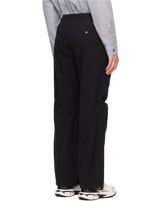 DIESEL Black P-Danzel Twill Cargo Pants for men