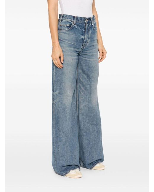 Céline Blue Flared Surf Jeans