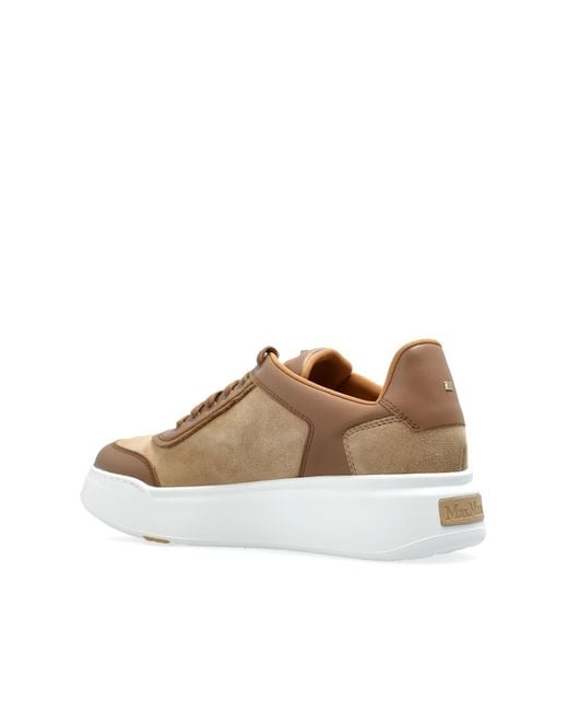 Max Mara Brown Urban Suede Sneakers