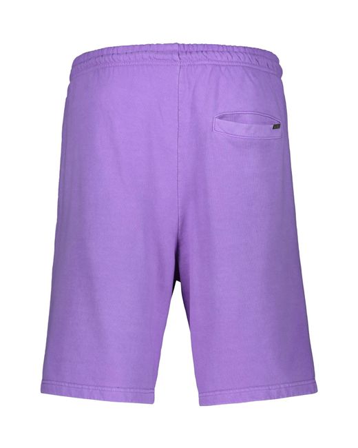 BALR Purple Logo Drawstring Shorts for men
