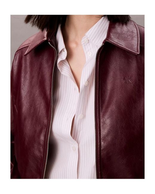 Calvin Klein Blue Zipped Jacket
