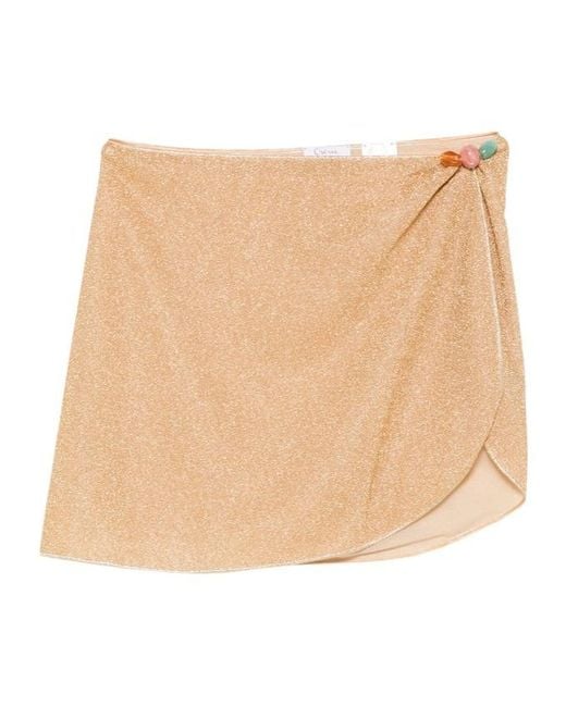 Oseree Natural Oséree Beaded Wrap Beach Skirt