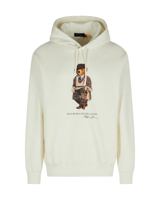 Polo Ralph Lauren White Bear Sweatshirt for men