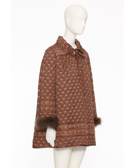 Valentino Brown Long Sleeve Jacket