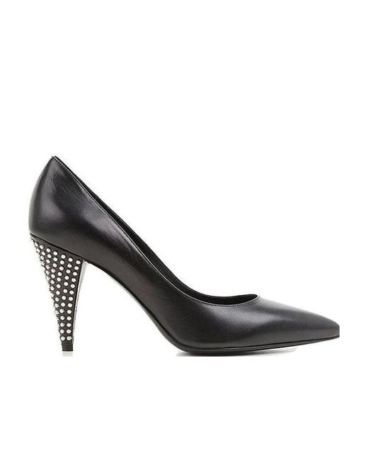 Saint Laurent Black Pointed High Heels