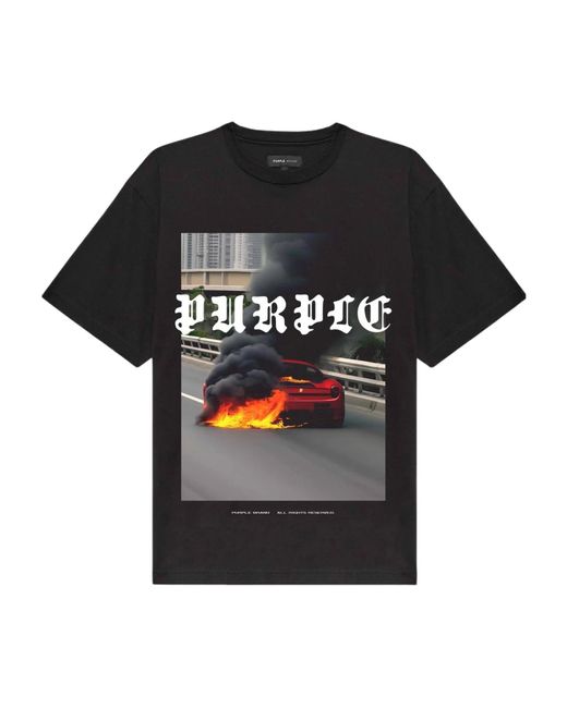Purple Brand Black Smoke Show T-Shirt for men