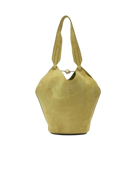 Khaite Metallic Lotus Mini Tote Bag