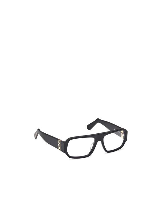 Gcds White Logo Temple Plano Lenses for men