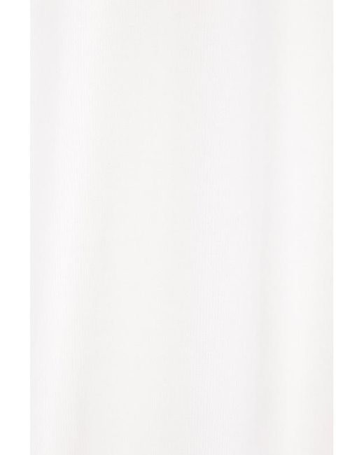 Rick Owens White Tommy Oversized Crewneck T-Shirt for men