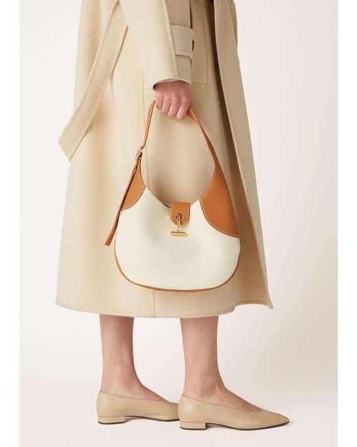 Loro Piana Natural Medium Bobbin Bag