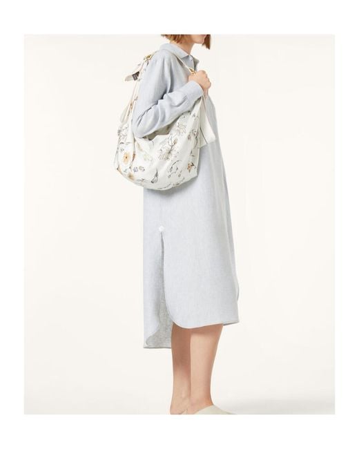 Loro Piana White Lora Dress