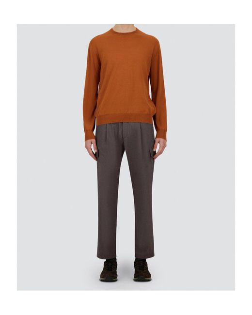 Herno Gray Resort Cargo Trousers for men