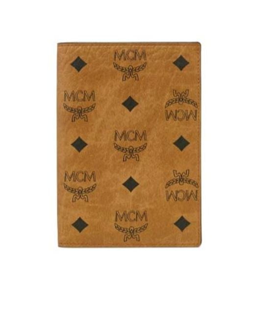MCM Metallic Ottomar Monogram Passport Holder for men