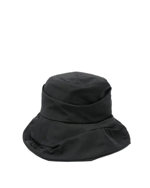 Y's Yohji Yamamoto Black Bucket Hat