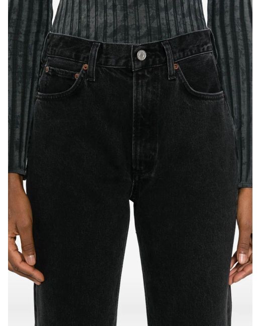 Agolde Black High-Waisted Jeans
