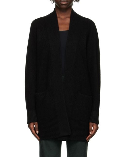 Vince Blue Open-Front Cashmere Cardi-Coat