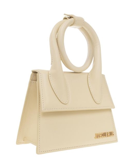Jacquemus Natural Le Chiquito Noeud Tote Bag