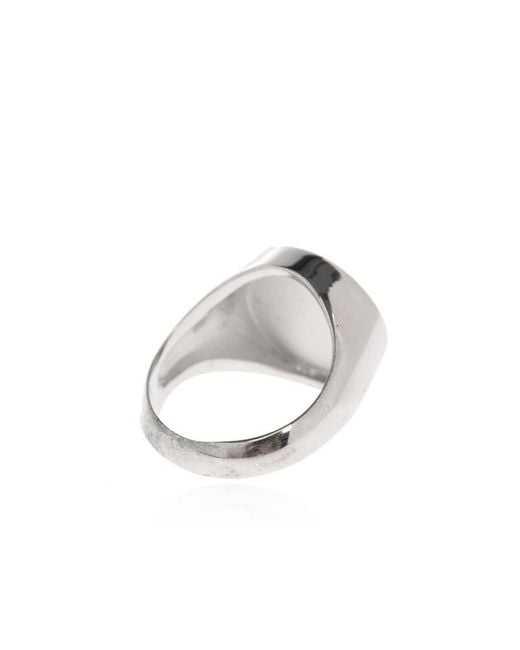 Dolce & Gabbana Gray Signet Ring for men