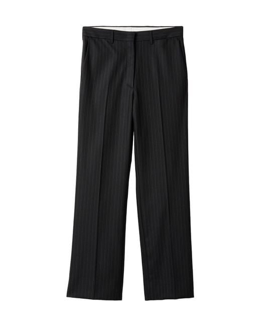Miu Miu Black Pinstripe Pants