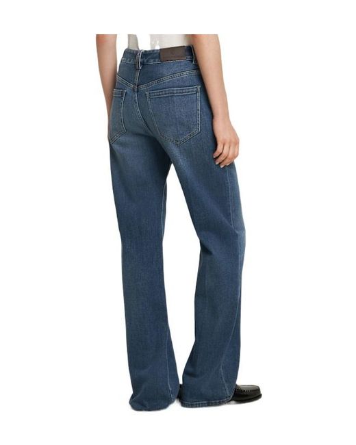 Brunello Cucinelli Blue Loose Denim Jeans