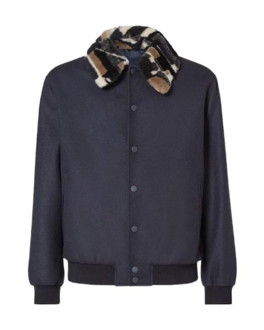 Fendi Blue Blouson for men