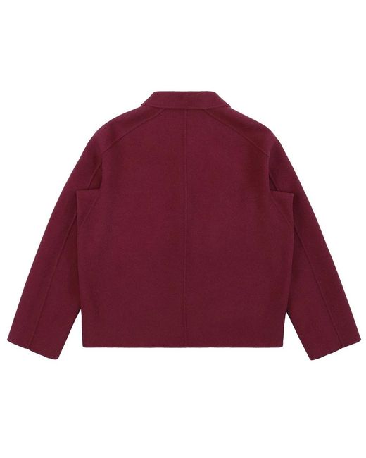 Weekend by Maxmara Red Long-Sleeved Short Style Casual Jacket