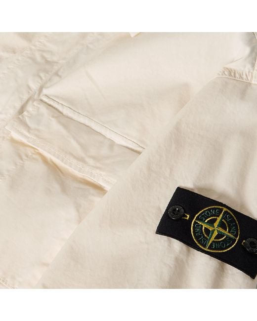Stone Island White Casual Shirt Jacket for men