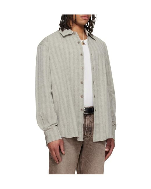 Our Legacy Gray Above Relaxed Shirt for men