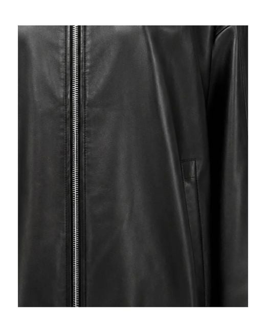 Arma Black Hooded Zip-Up Jacket
