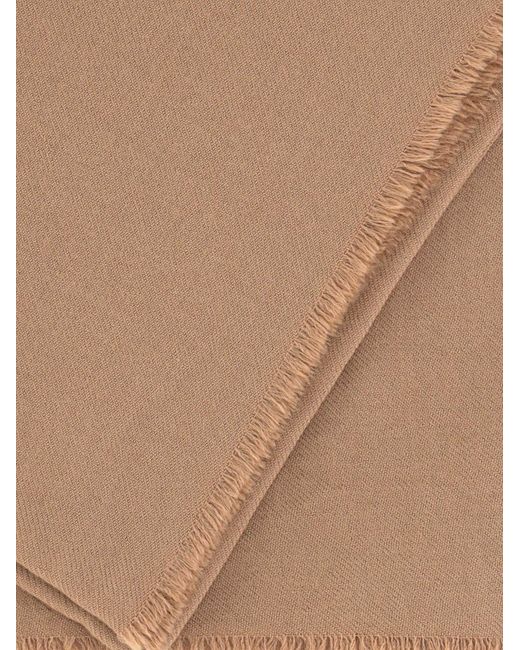 Destin Natural Fringed Cashmere Scarf