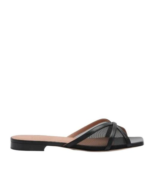 Malone Souliers Brown Perla Flat Sandals