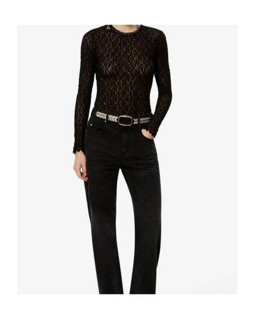 Isabel Marant Black Brany Top
