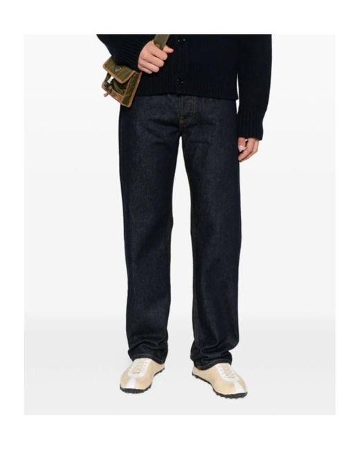 Dries Van Noten Black Jeans With Belt Loops for men
