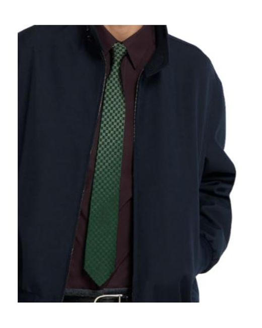 Gucci Green Gg Silk Jacquard Tie for men