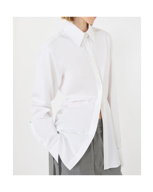 Sportmax White Long-Sleeved Shirt
