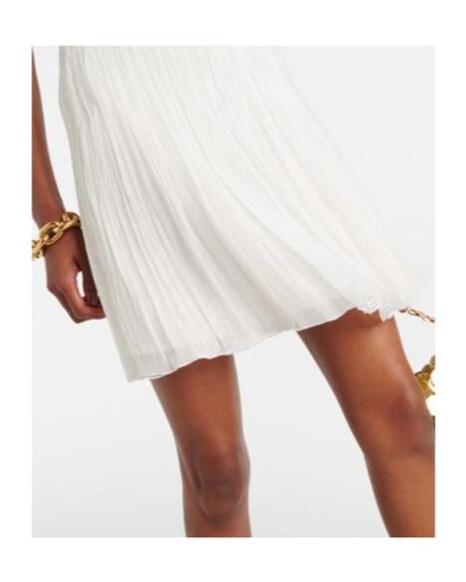 Rabanne White Chain-Embellished Dress