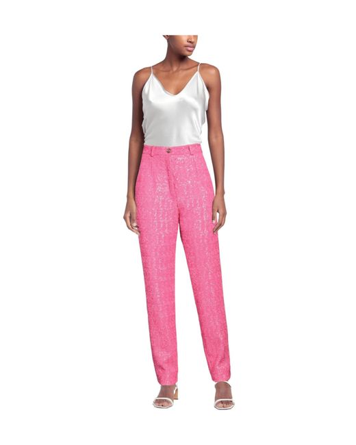 Dolce & Gabbana Pink Casual Trouser