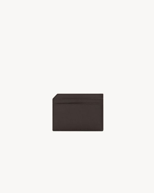 Saint Laurent Black Letter Card Holder for men